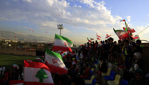 مهرجان رياضي كبير بملعب نادي العهد لمناسبة انتصار الثورة الايرانية 